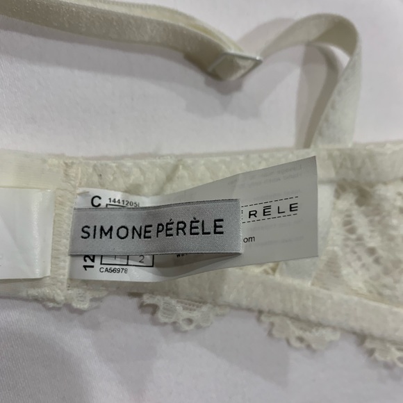 Simone Perele Ivory Lace Bra Size 32C - Picture 6 of 8
